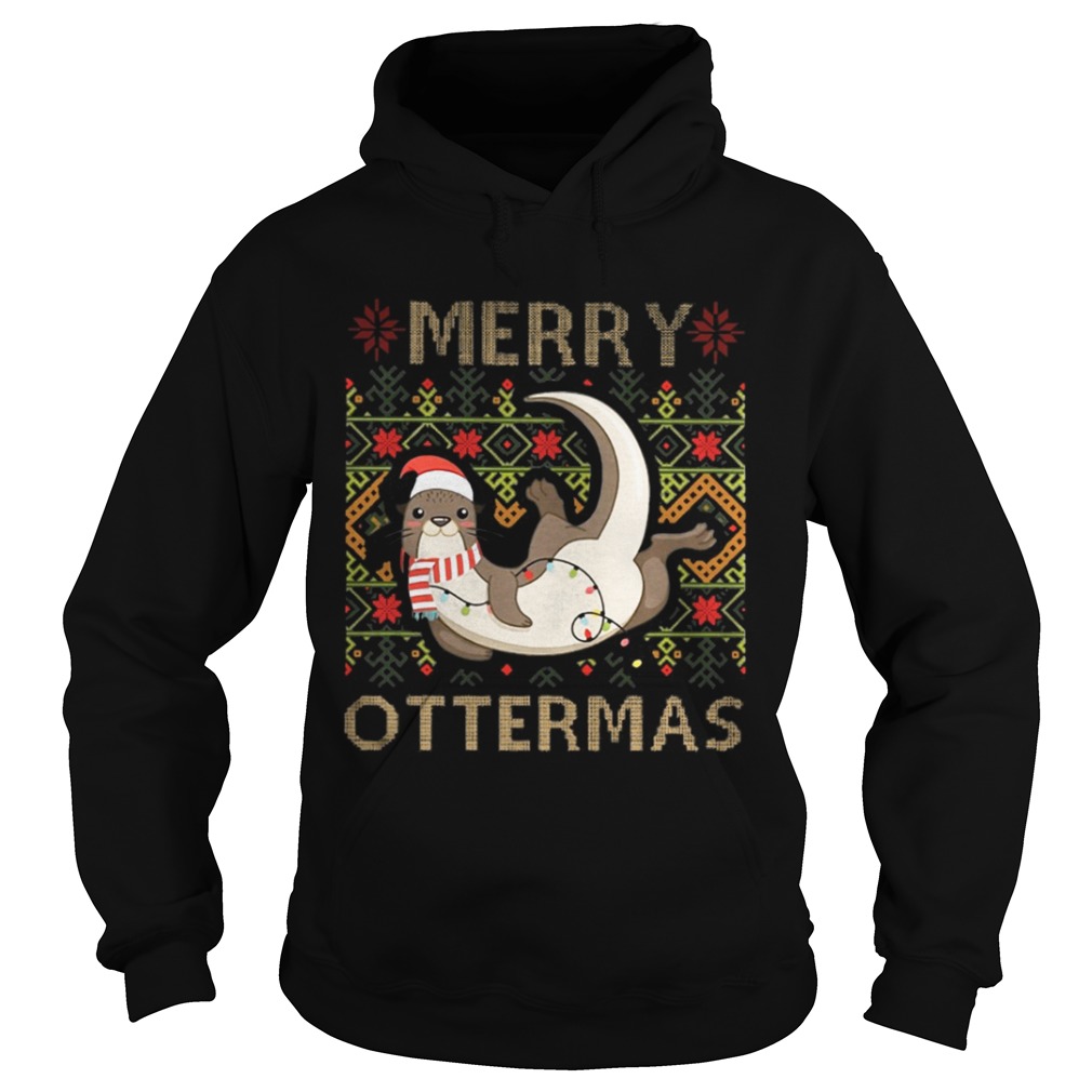 Merry Ottermas Christmas Ugly Shirt Merry Ottermas Christmas Ugly Shirt