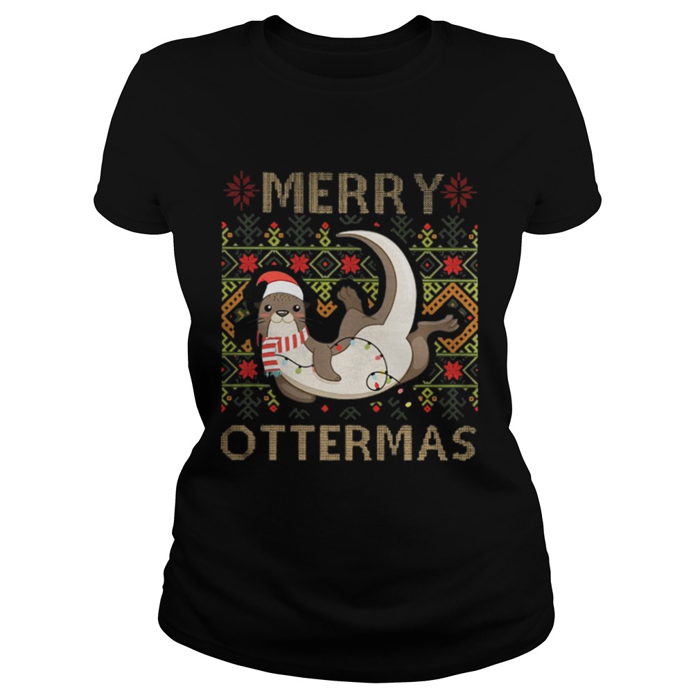 Merry Ottermas Christmas Ugly Shirt Merry Ottermas Christmas Ugly Shirt