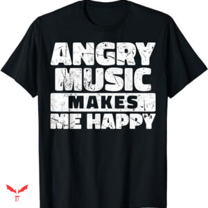 Metallica Black Album T-shirt Angry Music