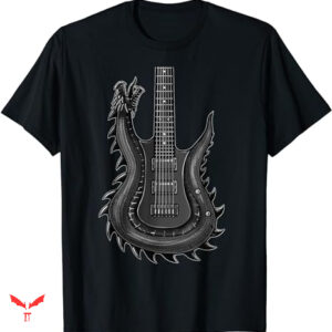 Metallica Black Album T-shirt Gothic Guitar