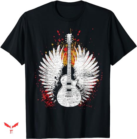Metallica Black Album T-shirt Guitar Wings Metallica Black Album T-shirt Guitar Wings