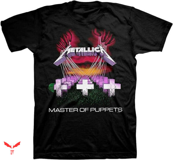 Metallica Black Album T-shirt Master Of Puppets
