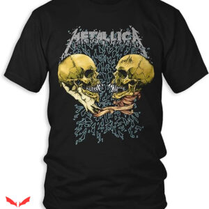 Metallica Black Album T-shirt Skull Style
