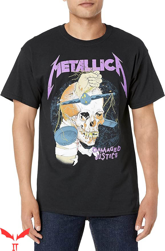 Metallica Justice For All T-Shirt Damaged Doris T-Shirt Metallica Justice For All T-Shirt Damaged Doris T-Shirt