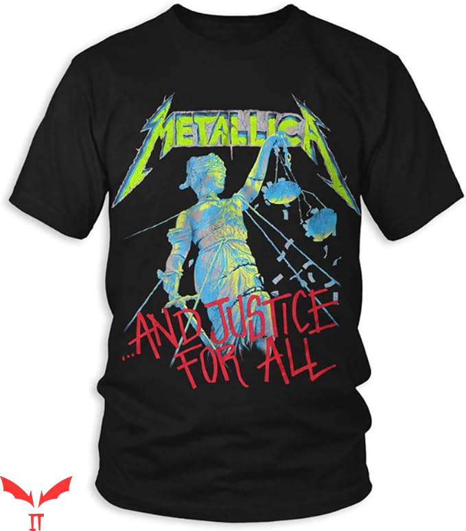Metallica Justice For All T-Shirt For All Neon T-Shirt Metallica Justice For All T-Shirt For All Neon T-Shirt