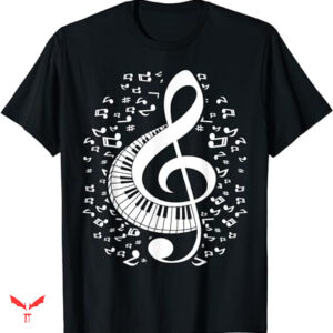 Mezzo Piano T-shirt Classical Music Notes