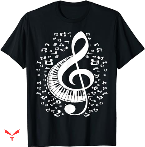 Mezzo Piano T-shirt Classical Music Notes Mezzo Piano T-shirt Classical Music Notes