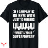 Mezzo Piano T-shirt Music Keyboard Composer