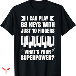 Mezzo Piano T-shirt Music Keyboard Composer
