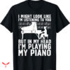 Mezzo Piano T-shirt Music Keyboard Piano Lovers