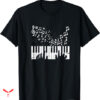 Mezzo Piano T-shirt Musician Piano Keys