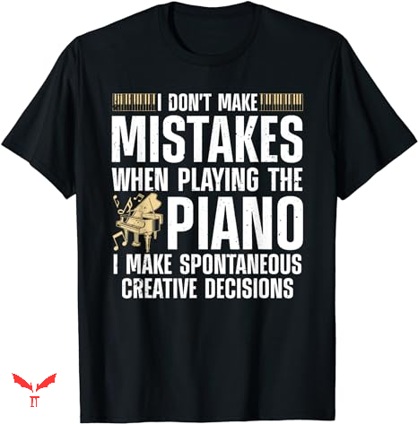 Mezzo Piano T-shirt Piano Art Mezzo Piano T-shirt Piano Art