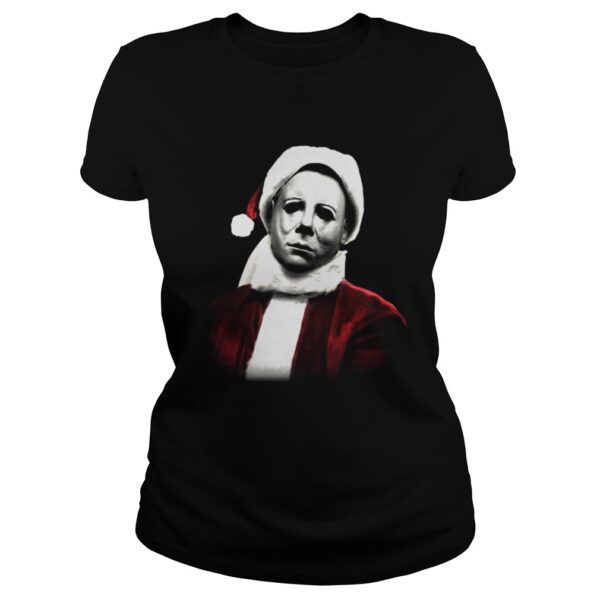 Michael Myers Santa Hat Christmas shirt
