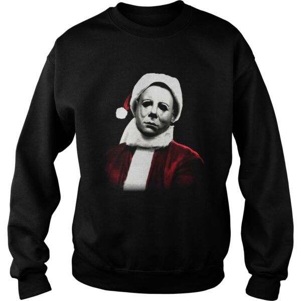 Michael Myers Santa Hat Christmas shirt