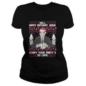 Michael Scott Santa well Jesus sorry your partys so lame shirt
