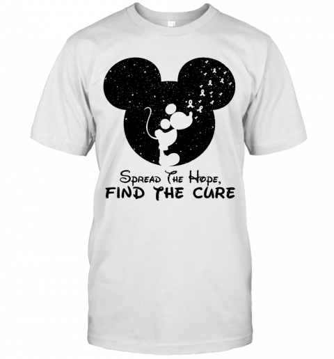 Mickey Breast Cancer Awareness Spread The Hope Find The Cure T-Shirt Mickey Breast Cancer Awareness Spread The Hope Find The Cure T-Shirt