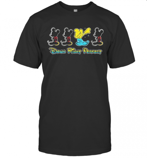 Mickey Mouse Down Right Perfect T-Shirt Mickey Mouse Down Right Perfect T-Shirt