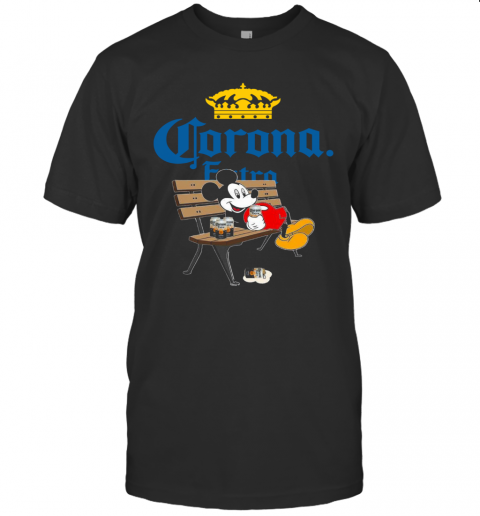 Mickey Mouse Drink Corona Extra T-Shirt Mickey Mouse Drink Corona Extra T-Shirt