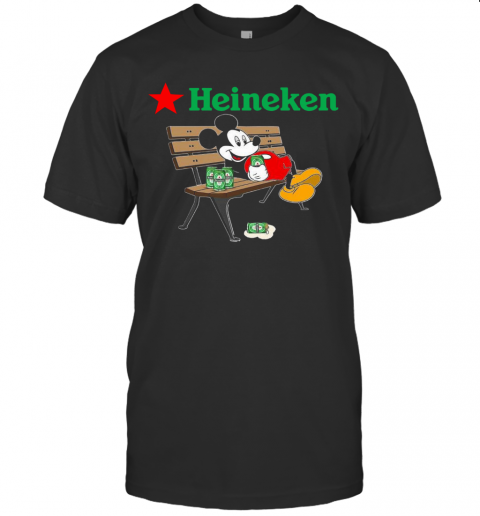Mickey Mouse Drink Heineken T-Shirt Mickey Mouse Drink Heineken T-Shirt
