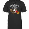 Mickey Mouse Drink Jack Daniel T-Shirt