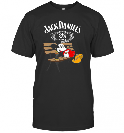 Mickey Mouse Drink Jack Daniel T-Shirt Mickey Mouse Drink Jack Daniel T-Shirt
