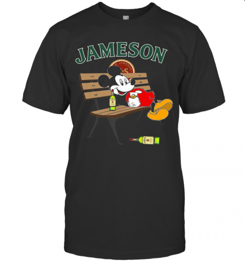 Mickey Mouse Drink Jameson T-Shirt Mickey Mouse Drink Jameson T-Shirt