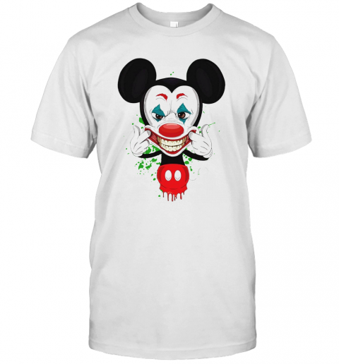 Mickey Mouse Joker Face T-Shirt Mickey Mouse Joker Face T-Shirt
