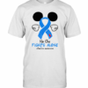 Mickey Mouse No One Fights Alone Diabetes Awareness T-Shirt