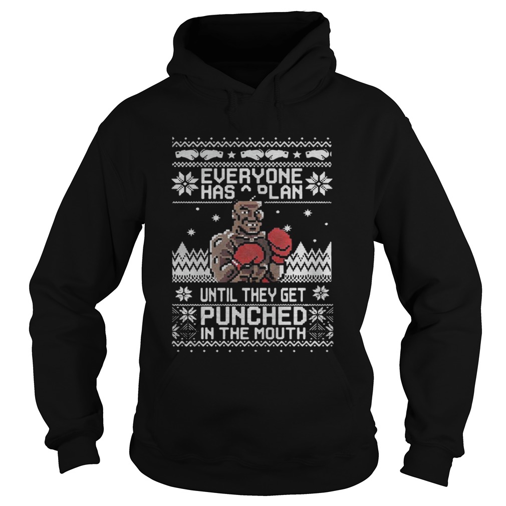 Mike Tyson Punch Everyone has a plan until ugly Christmas shirt Mike Tyson Punch Everyone has a plan until ugly Christmas shirt