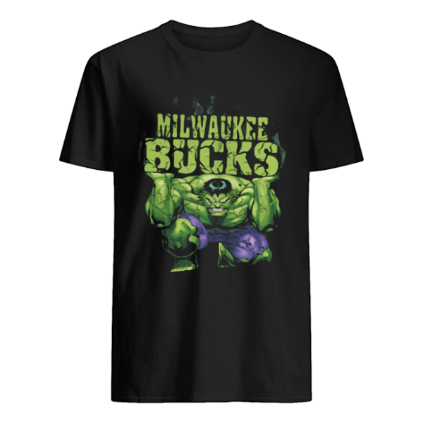 Milwaukee Bucks NBA Basketball Incredible Hulk Marvel Avengers shirt