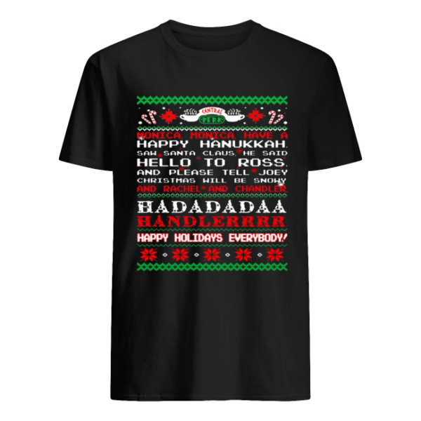 Monica Friends happy hanukkah happy holidays everybody sweatshirt