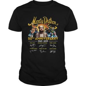 Monty Python 50th Anniversary 19692019 signatures shirt