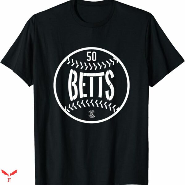 Mookie Betts T-shirt Minimal Style