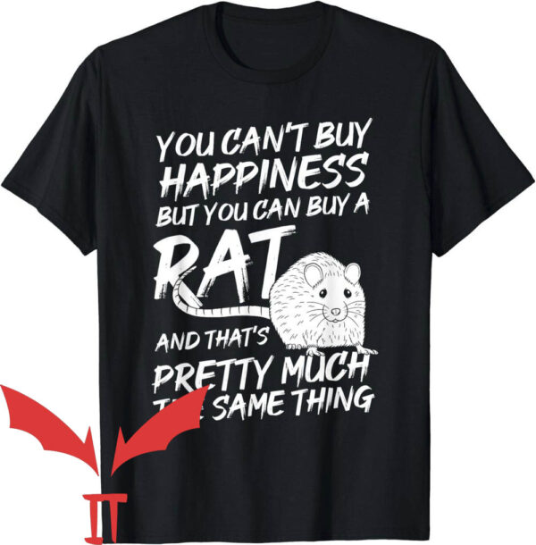 Mouse Rat T-Shirt Happy Rat Lovers Quote