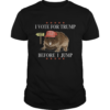 Mouse i vote for trump before i jump lemmings for donald stars shirt