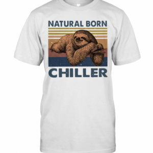 Natural Born Chiller Sloth Vintage T-Shirt