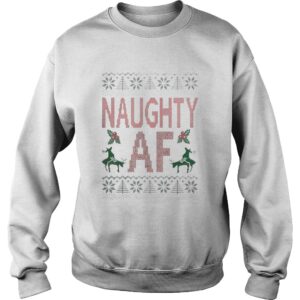 Naughty AF Ugly Christmas shirt 3