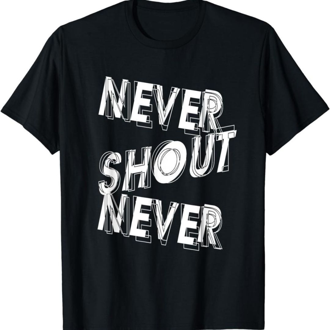 Never Shout Never T-shirt Texting Style Never Shout Never T-shirt Texting Style