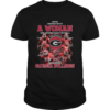 Never underestimate a woman who understands football and loves Georgia Bulldogs shirt