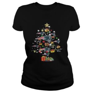 New England Patriots Christmas tree Shirt 3