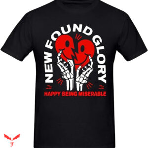 New Found Glory T-shirt Happy Red Text