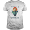 Nice Cat I Believe In Purrmaid Sunset shirt