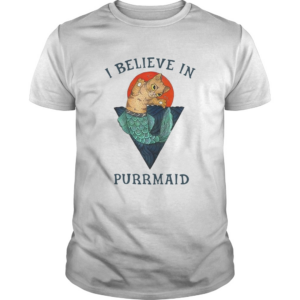Nice Cat I Believe In Purrmaid Sunset shirt