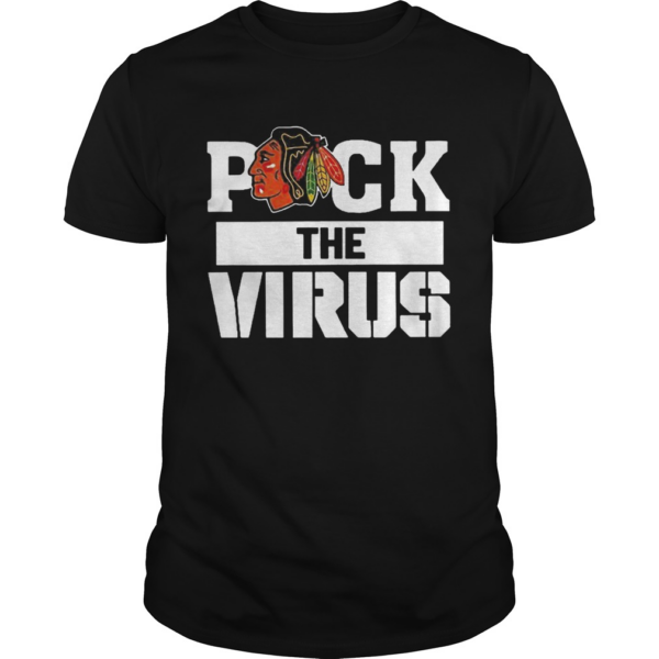 Nice Chicago Blackhawks Puck The Virus Corona Covid19 shirt