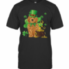 Nice Goldendoodle St Patrick Day Irish Dog Lover T-Shirt