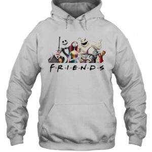 Nightmare Before Christmas Characters Friends T Shirt 3