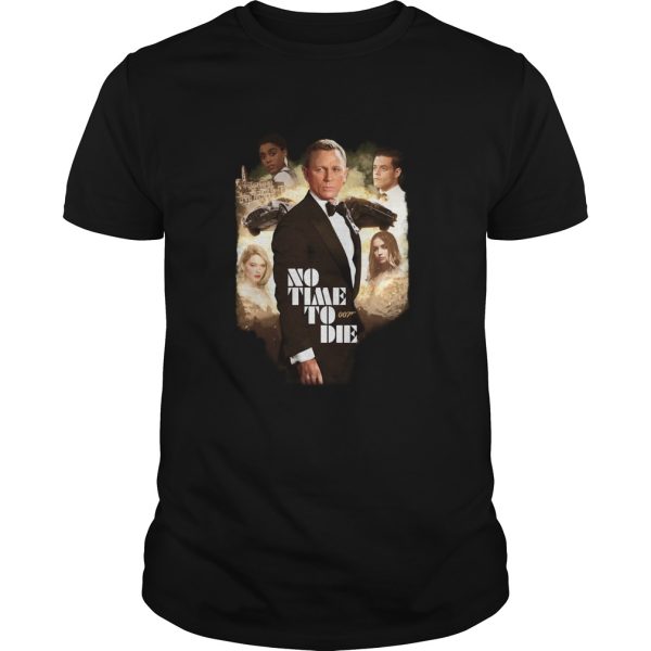 No Time Die 007 Characters shirt