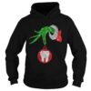 Nurse Grinch hand holding clinic dental ornament shirt