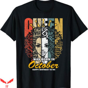 October Birthday T-Shirt African Queen T-Shirt Trending