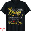 October Birthday T-Shirt This Queen Was Born Trending